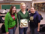 Students in osteology 410 baked a skull cake complete with anatomical labels to celebrate the end of semester.